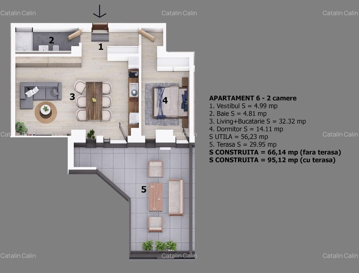Apartament 2 camere - 2
