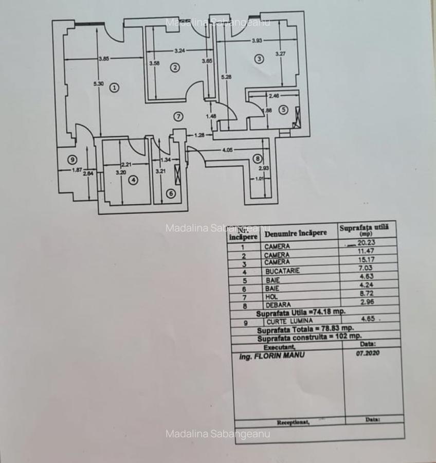 Apartament de 3 camere cu gradina - Zona Baneasa - 12