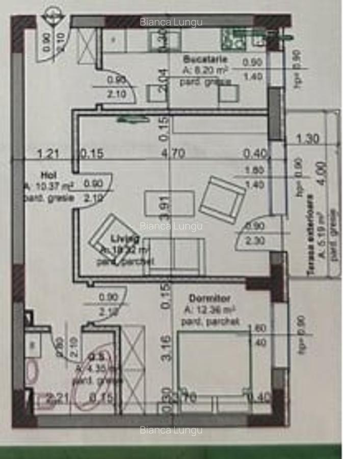 Apartament de 2 camere Urban Residence - 3