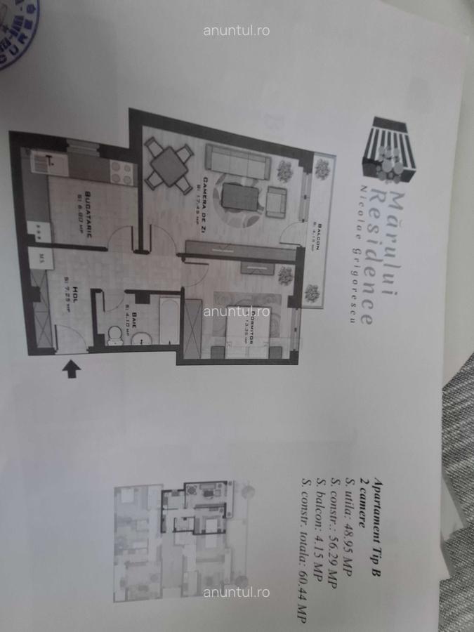 Nicolae Grigorescu metrou - Apartament 2 camere complet mobilat - 11