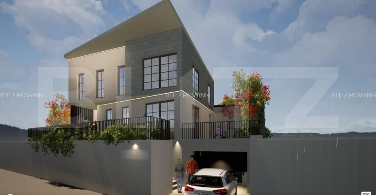 Casa individuala cu 4 camere, garaj, 180 mp, panorama deosebita, zona Vivo - 1