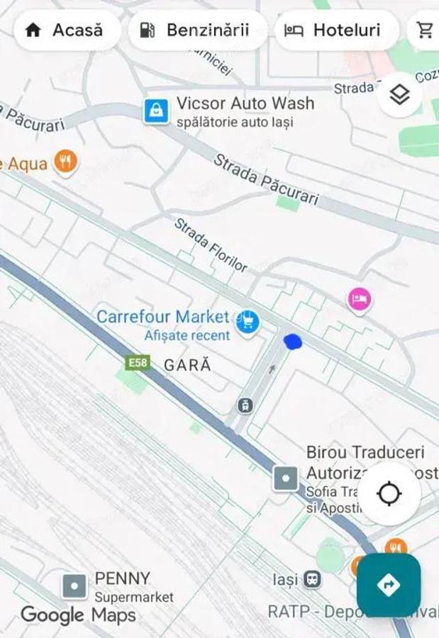 370 Euro! Ap cu o camera moderna, langa fosta Billa, Gara - 1