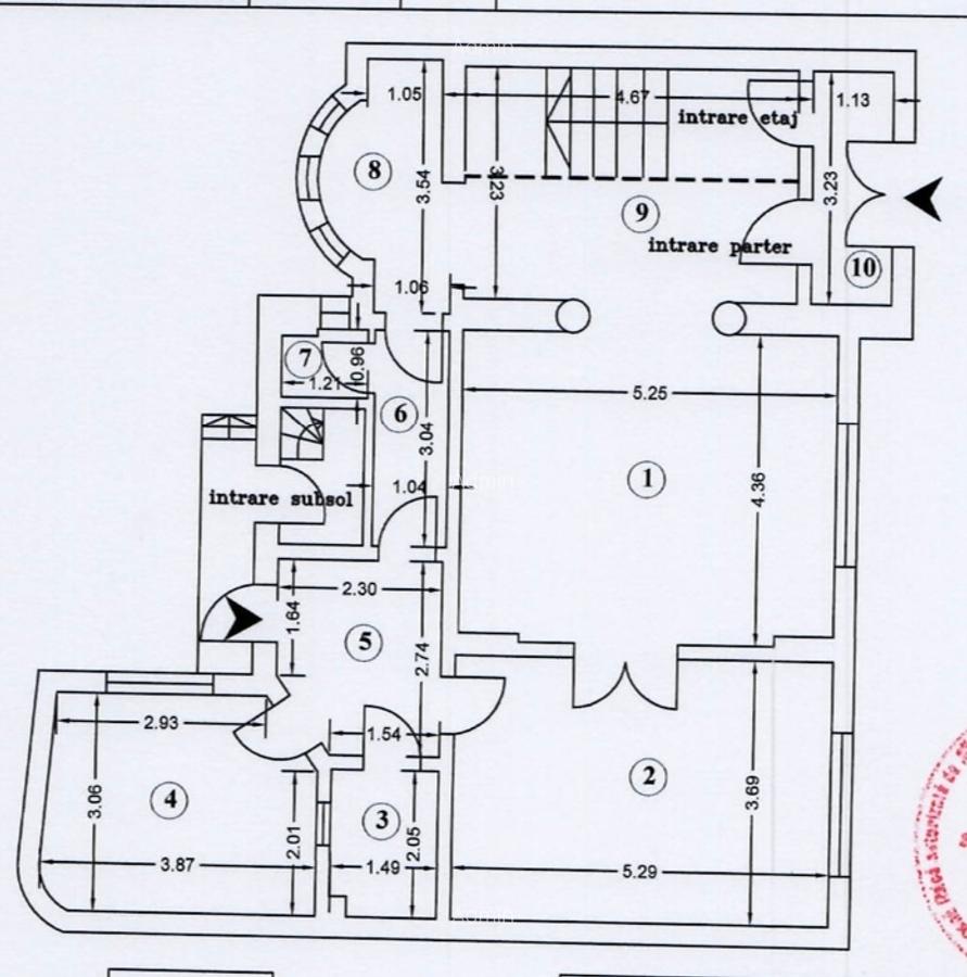 Parter in vila interbelică in Piață Victoriei! - 4