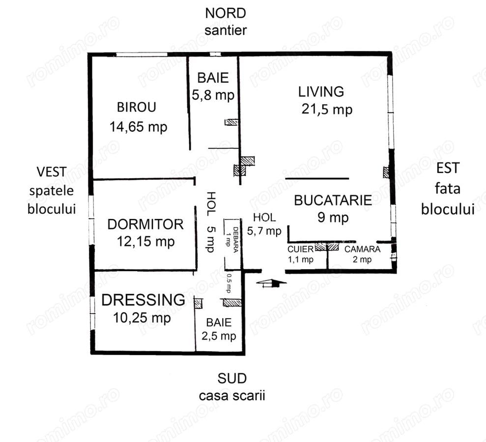 Proprietar unic Apartament 92 mp Locatie excelenta Dotari moderne Senzatie de locuit la casa - 4