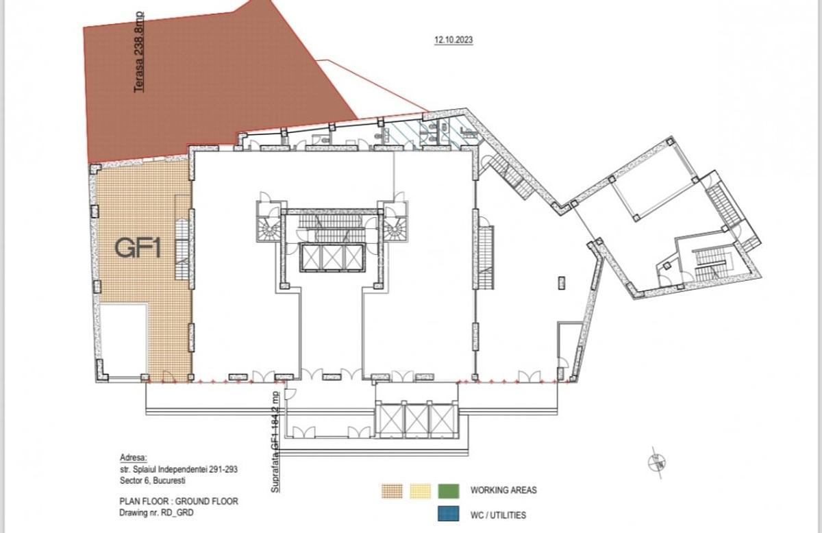 Spatiu comercial cu terasa in Grozavesti, pretabil Showroom, Horeca, Cabinet - 7