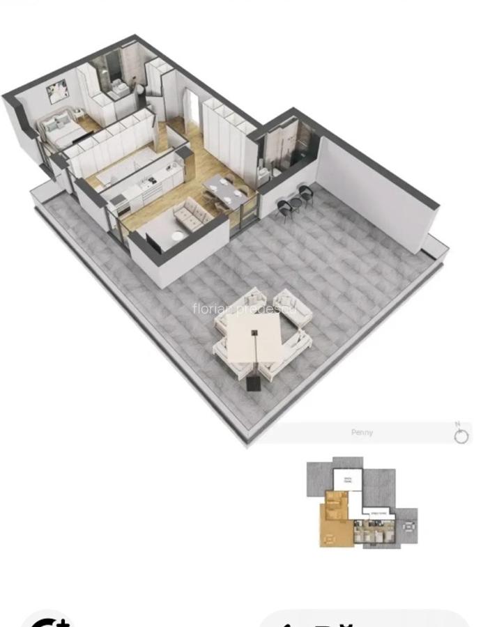 Apartament trei camere dristor-nicolae pascu  cu terasa impresionanta - 13