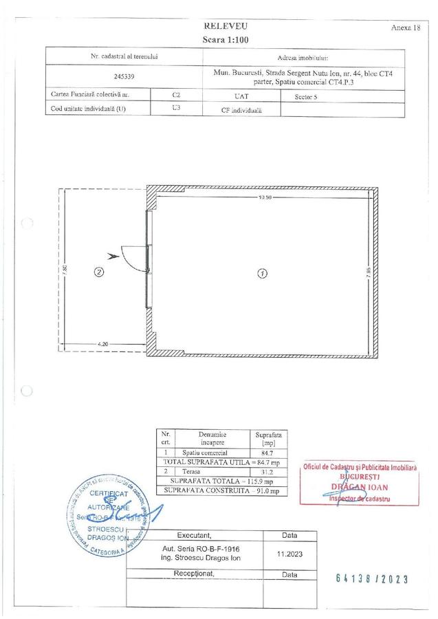 Vanzare spatiu comercial ansamblu rezidential nou // ONE Cotroceni Park - 7