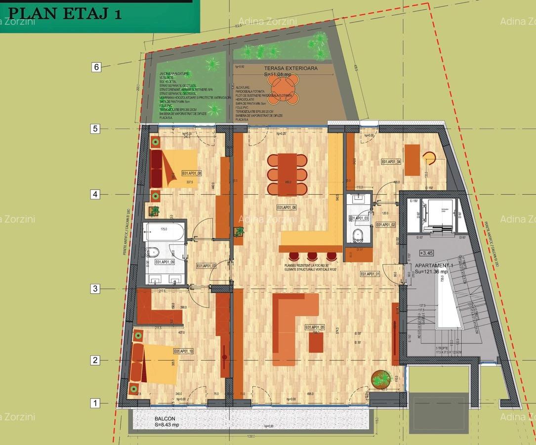 Apartament cu 4 camere decomandat în Dacia - 4