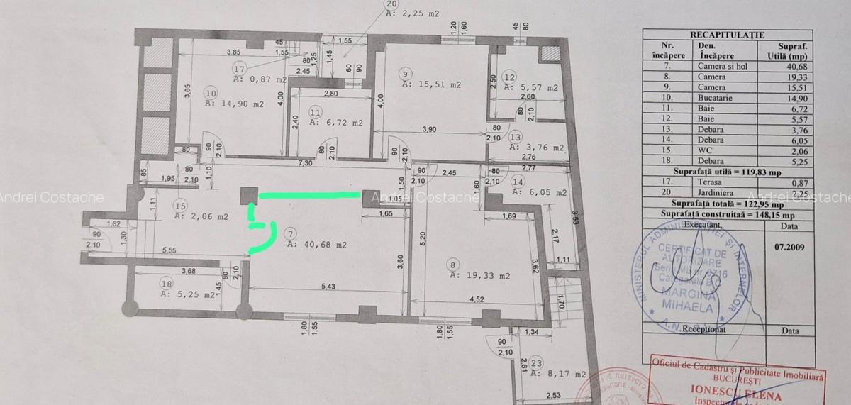 UNIRII - Bloc 2010 - 123 Mp. - Ideal Achiziție- Apartament 3 Camere Disponibil - 12