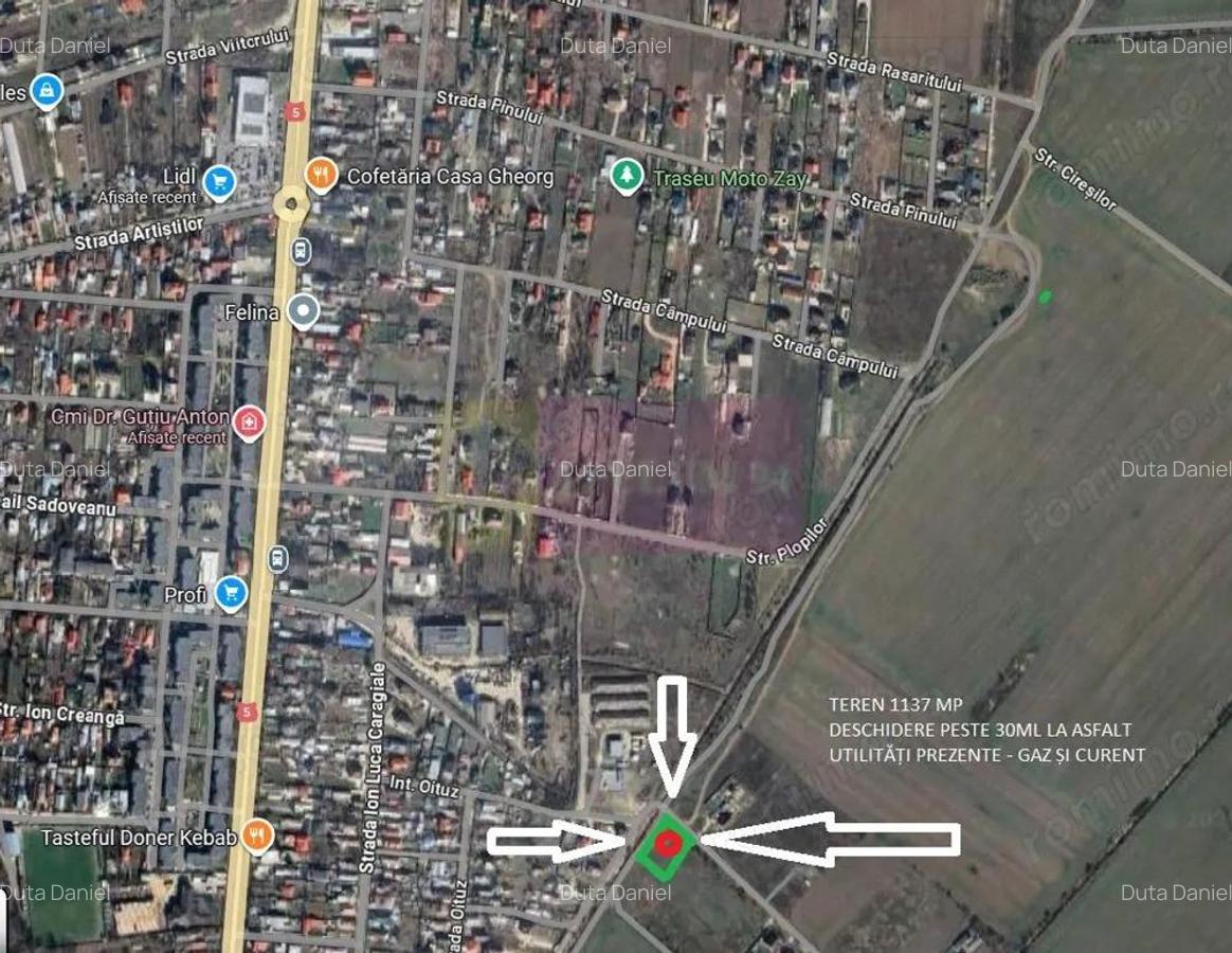 Teren la Asfalt cu utilita?i alaturi (Curent & Gaz) langa Bucure?ti - 4