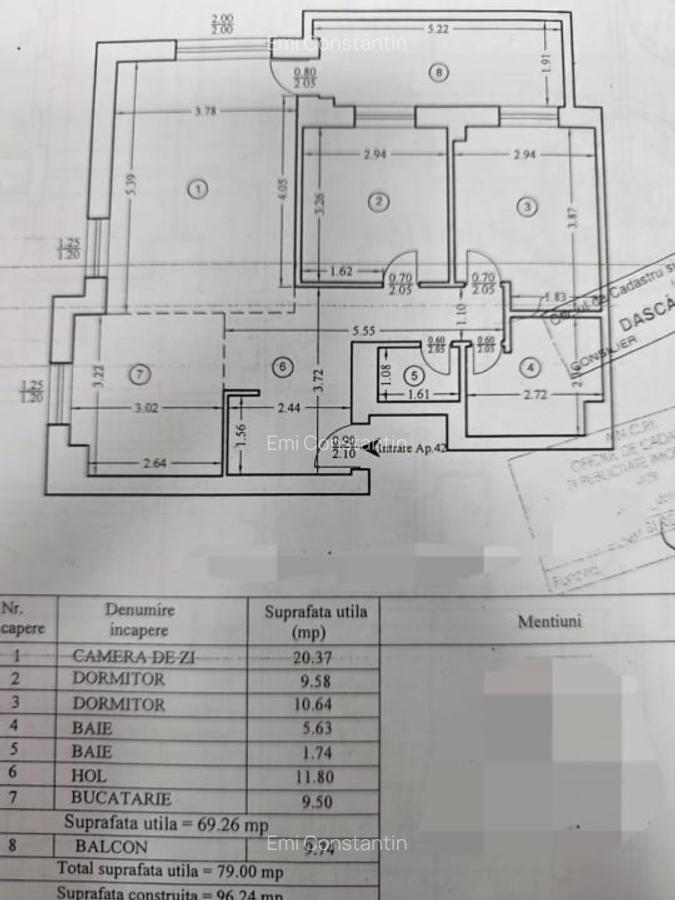 Tatarasi-Green Park-3 Camere Decomandat 79mp-boxa+loc parcare - 1