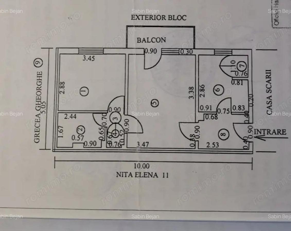Apartament 2 zona linistita, etaj intermediar - 10