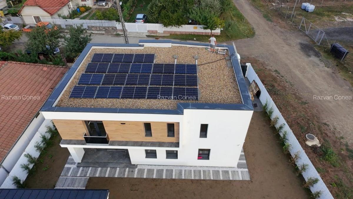 Dumbravita - Casa P+E, 161 mp utili, foisor 30 mp, panouri 8,5 kW, teren 450 mp - 1