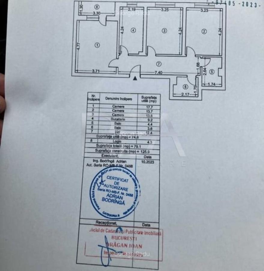 Apartament 3 Camere | Exigent Plaza | Mobilat și utilat | Faza 5 - 1