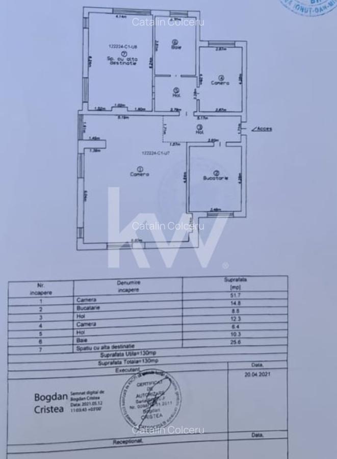 Apartament cu 3 camere decomandat, mobilat în Bartolomeu - 19