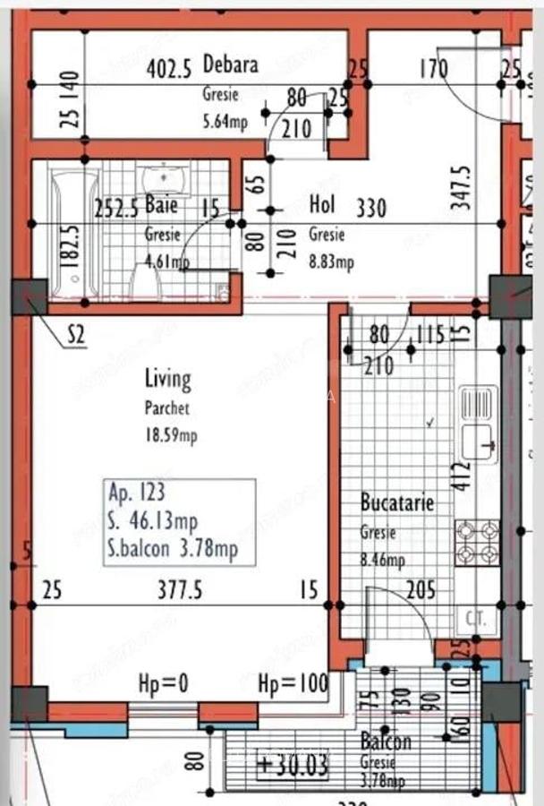 Apartament 1 camera decomandata, 46 mp, intermediar, garaj, The Office - 18