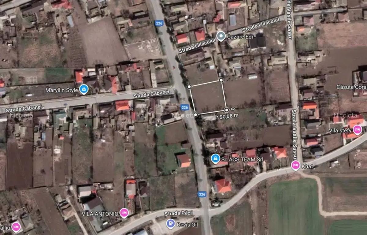 Vand teren intravilan Corbu, Strada Principala - 2
