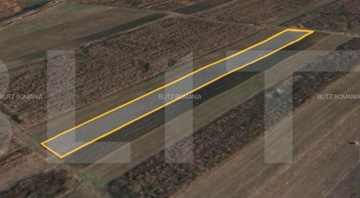Teren intravilan, 4300 mp, 21ml front, utilitati in zona, Ju - 2