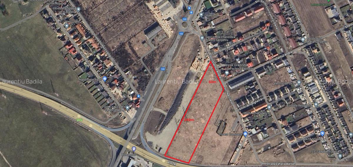 Teren intrare Sanpetru 10.689mp intravilan! - 4