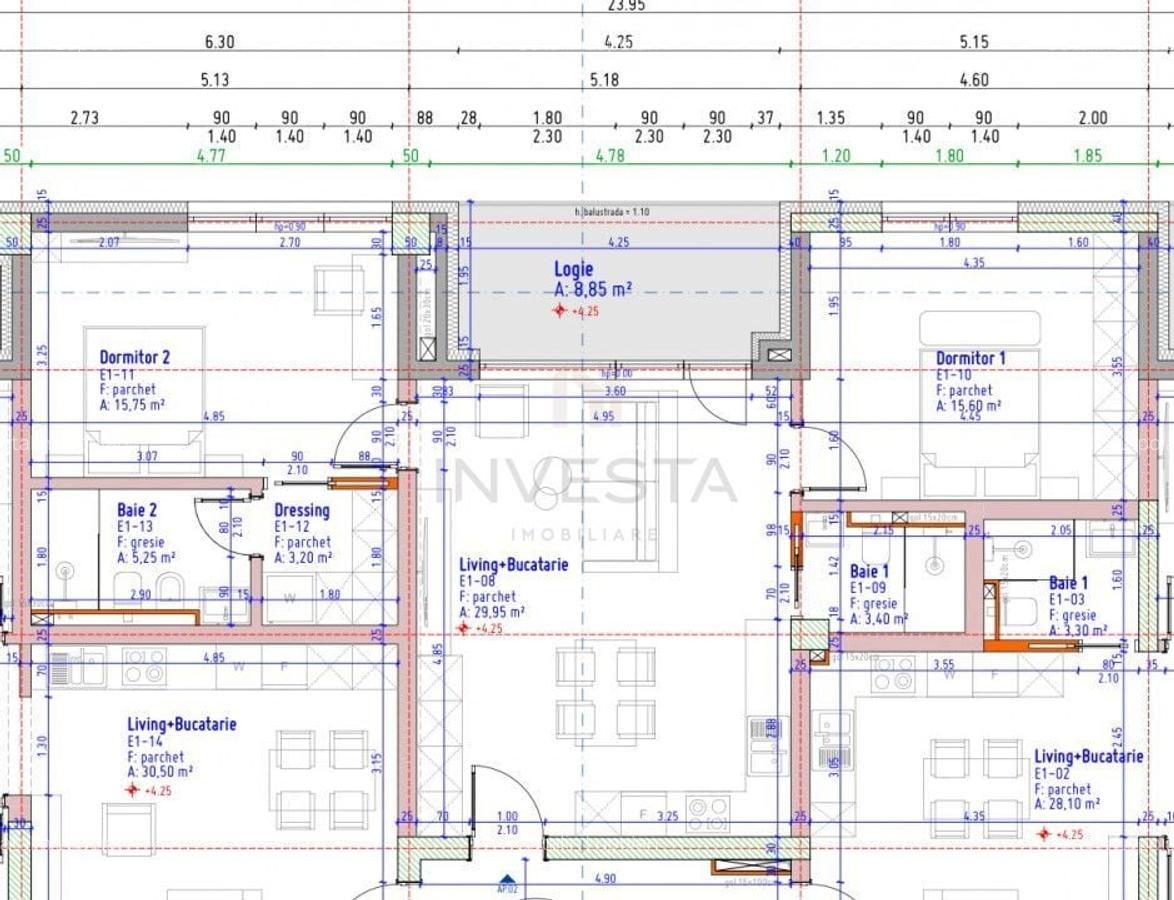 Apartament cu 3 camere! Bloc nou! - 2