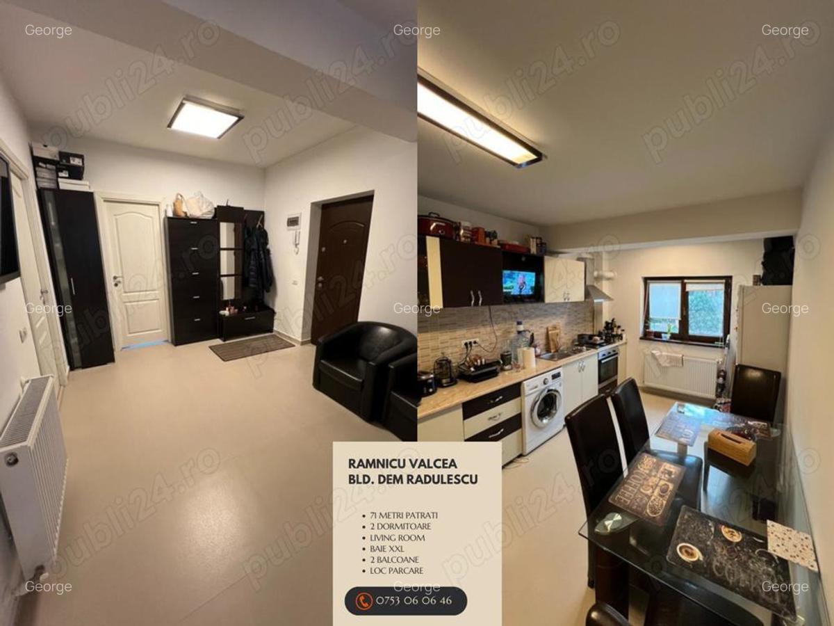 Apartament |3 camere|Dem Radulescu|71 mp| Loc Parcare | Etaj 2 4 - 4