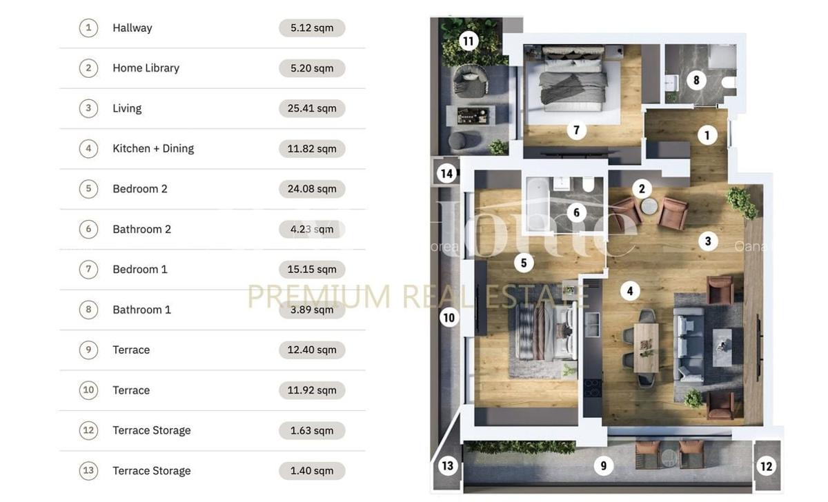 Apartament NOU superb cu 3 camere, imobil lux, Pipera-Iancu Nicolae,  parcare - 10