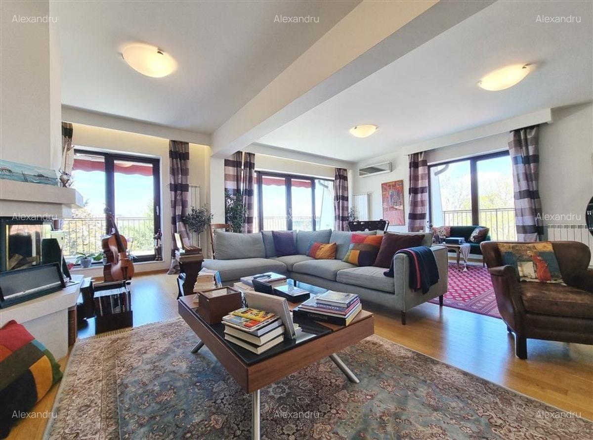 Penthouse cu 5 camere decomandat, mobilat în Kiseleff - 5