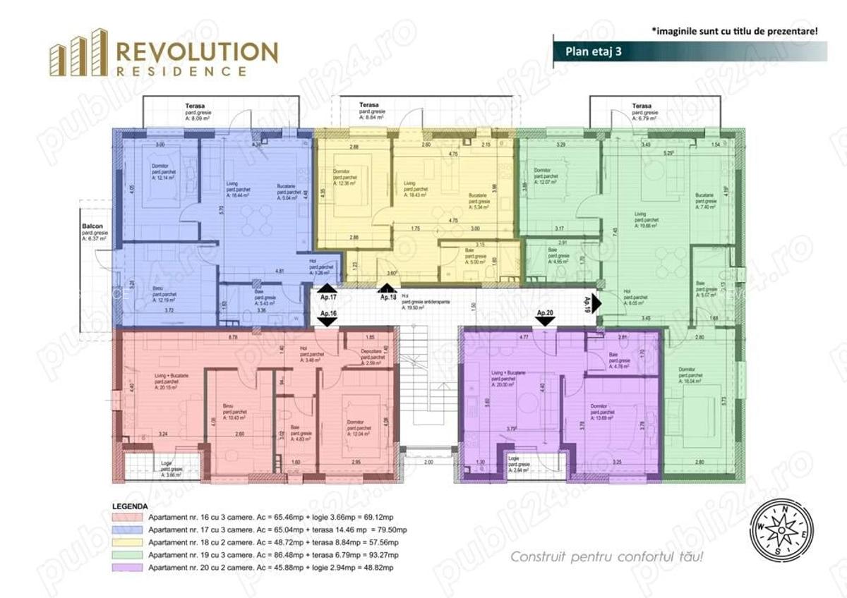 NEW! COMISION 0% - Apartamente 3 camere - Oltului 13C, Baia Mare - 9