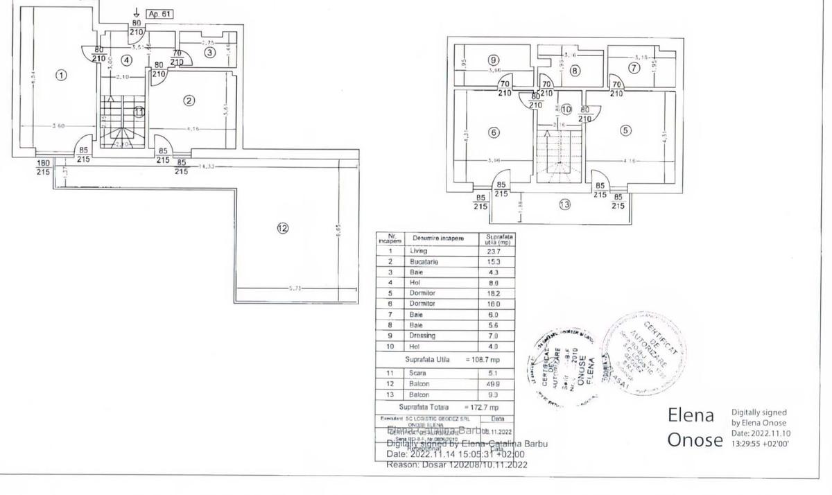 Vanzare Apartament tip duplex cu 3 camere Pallady - Victor Brauner - 8