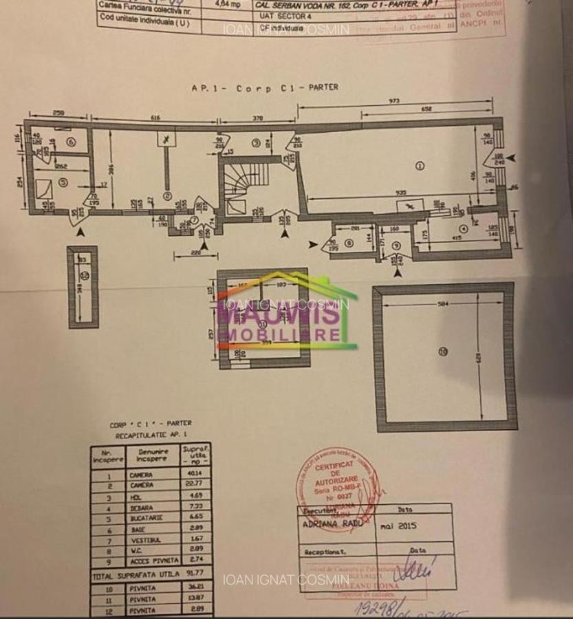 Vand imobil P 2E M - Serban Voda 162 - 5