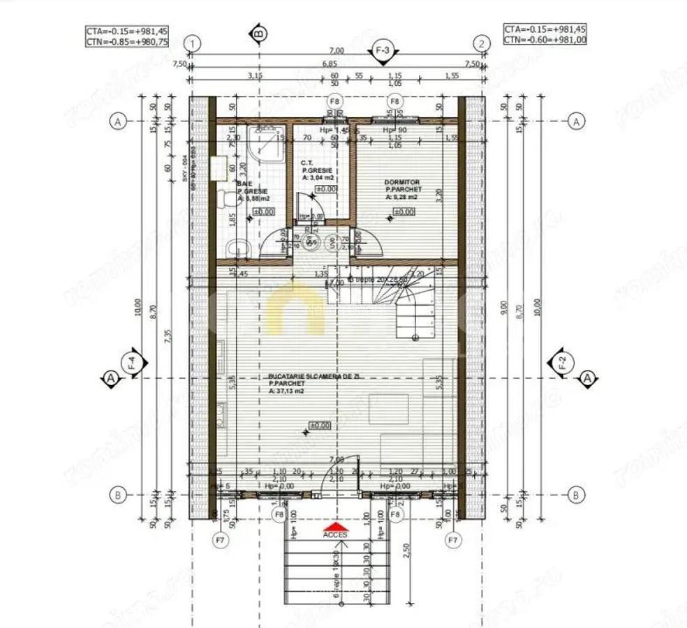 Cabana tip A-frame de vanzare cu CF Agroturistica I Plopi I Muntele Rece - 3
