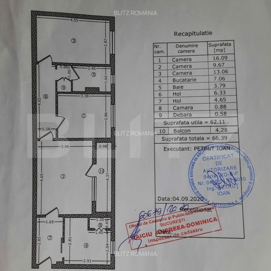 Apartament de 3 camere cu centrala si loc de parcare, Alexandru Obregia - 15