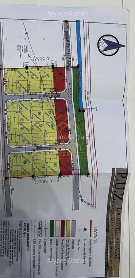 Teren intravilan pentru locuinte 7788 mp I Sacalaz - 2