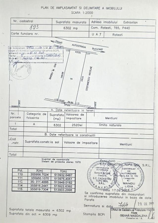 VÂNZARE TEREN - OPORTUNITATE EXCEPȚIONALA - LÂNGĂ AUTOSTRADA A1 ! - 9