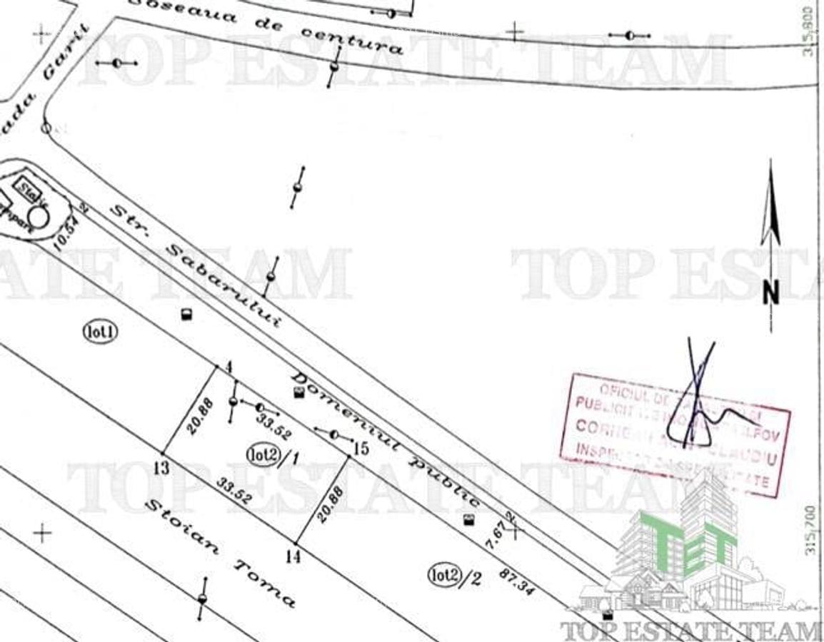 Teren 1824 mp Jilava - Deschidere 70 m, ideal investitie - 2