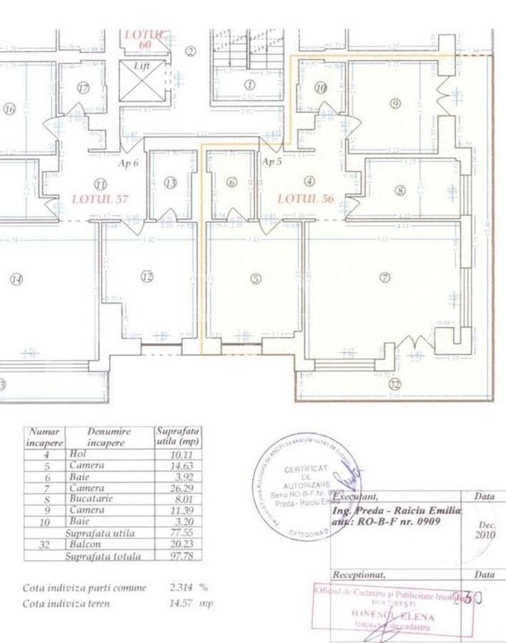 Inchiriere apartament 3 camere | Parc, Parcare | Barbu Vacarescu, Circului - 23