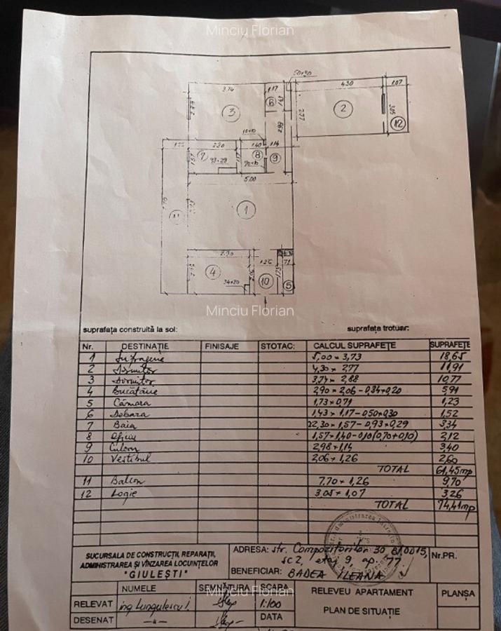 Apartament 3 camere Drumul taberei - 15