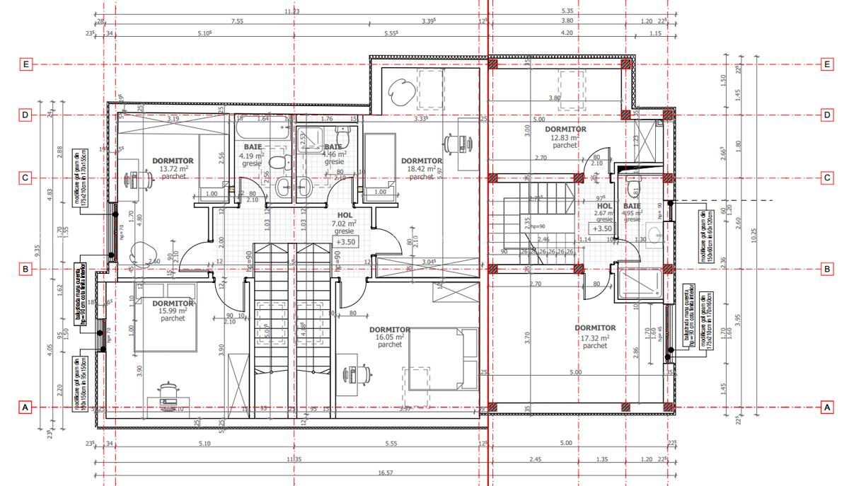 Circumvalatiunii - Triplex - Su: 90mp - Centrala proprie - 10