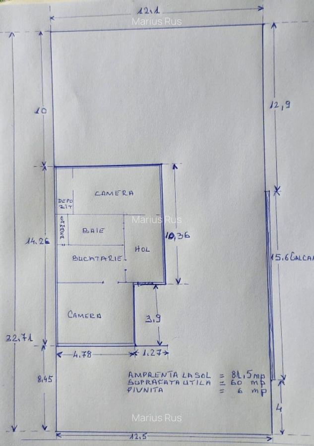 Casa individuala de vanzare, zona Primaria Iris, 60 mp utili, teren 420 mp - 4