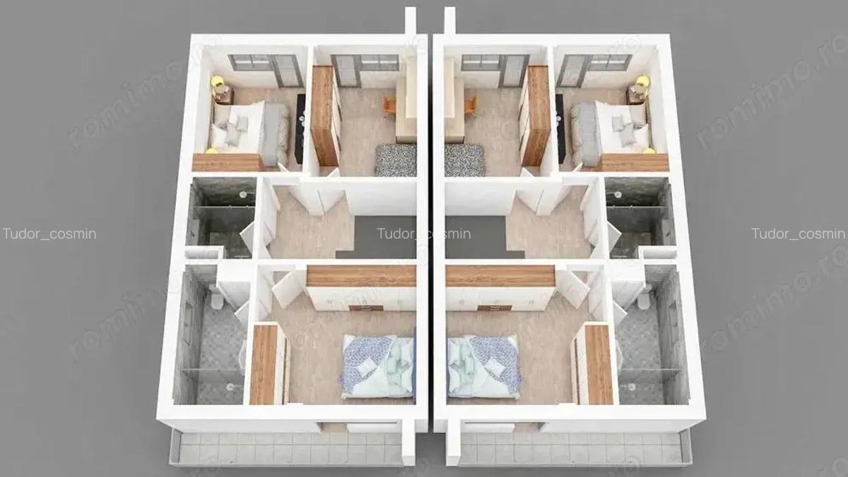 Oferta! Casa noua tip Duplex, 5 Camere, P+1E+M,in Otopeni - 2