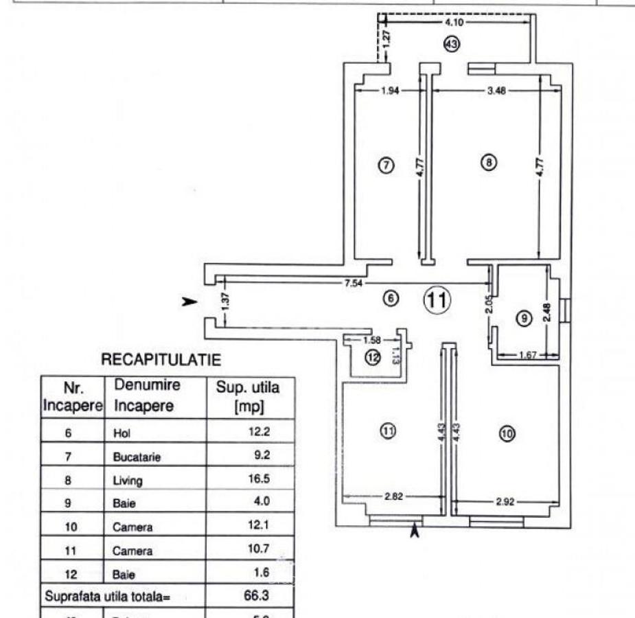 3 CAMERE 2 BAI DECOMANDAT 72 MP PACURARI KAUFLAND IASI - 13