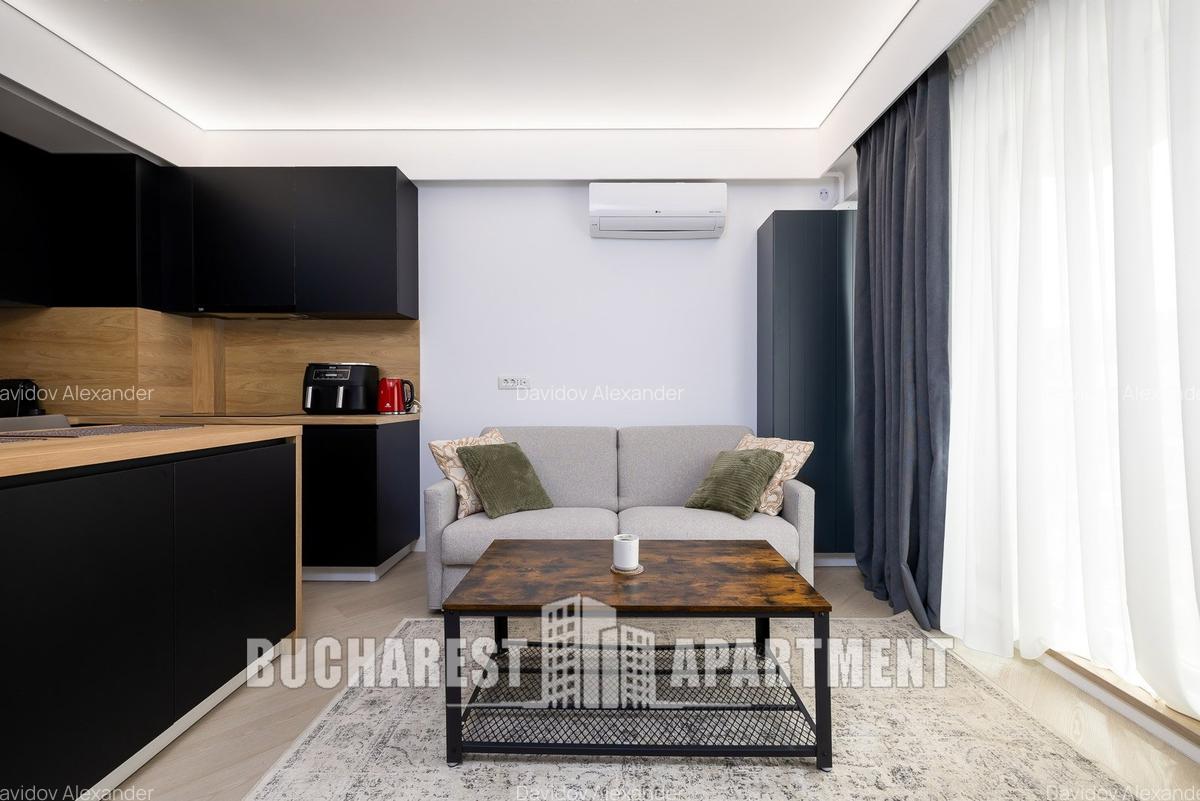 Apartament cu 2 camere semidecomandat, mobilat în Pipera - 5