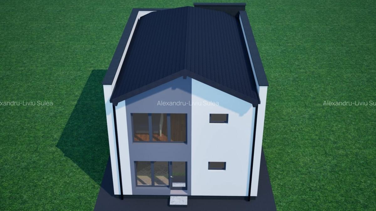 Casa individuala P+E, teren 530mp, Str. Oitelor, Stupini, Comision 0% - 5