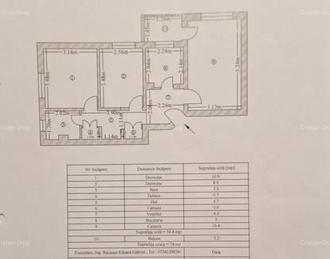 Apartament 3 camere 1 Decembrie 1918 - 7