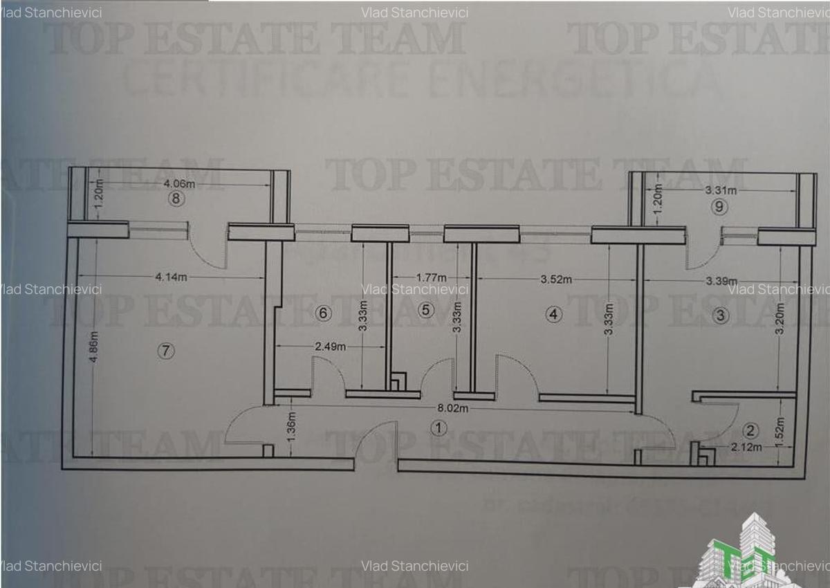 Apartament 3 camere | Rezidential Apusului 2 | Loc de parcar - 15
