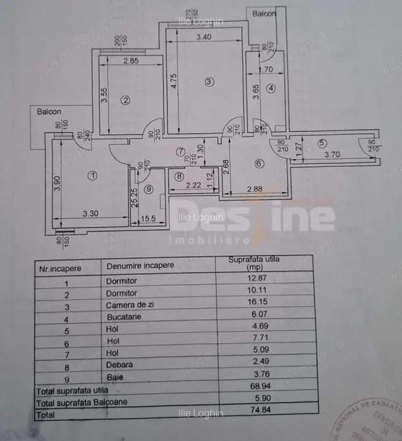 Apartament 3 camere, Bulevardul Socola, 134.900 euro - 7