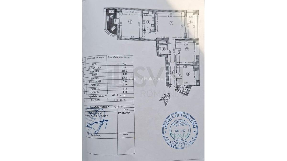 REA1022686 Apartament 4 Camere I Calea Mosilor - 9
