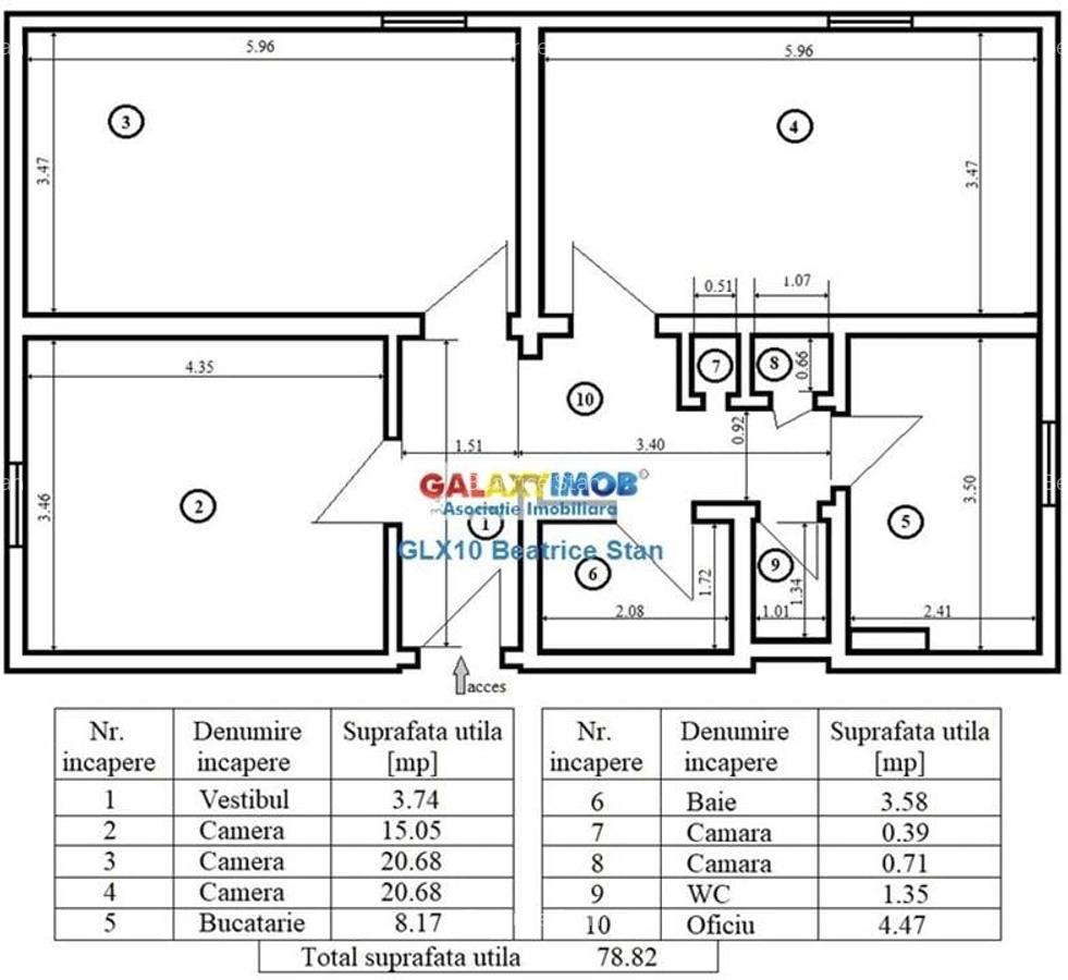 Apartament cu 3 camere decomandat, mobilat în Bucureștii Noi - 10