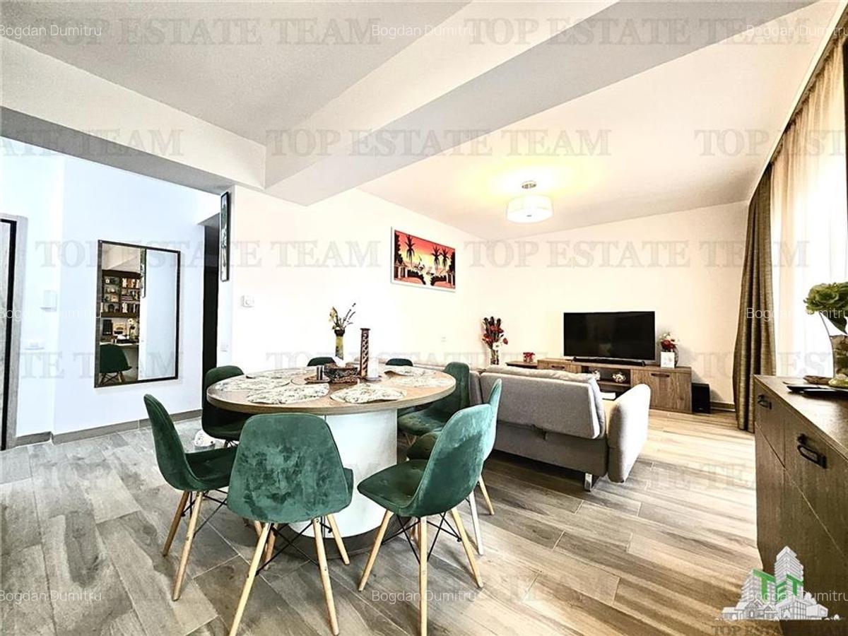 Apartament 3 camere, 2 bai, 91mp, mobilat/utilat lux, pompa de caldura cald/reoe - 7
