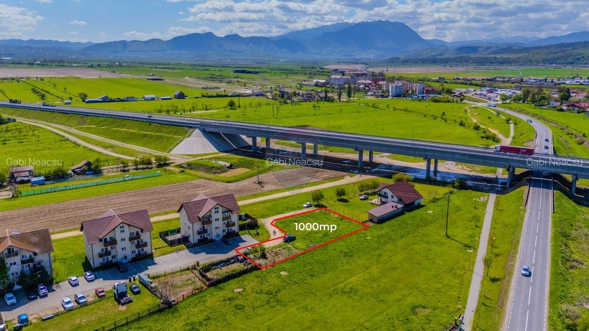 COMISION 0% Teren 1,000mp Rasnov / Intravilan/ Strada Ioan Slavici - 2